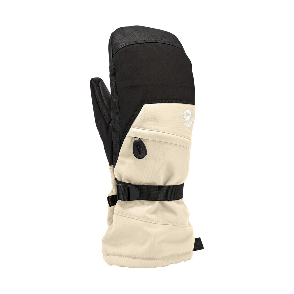 8113 Women's Stomp Mitten, Stone/black, Large